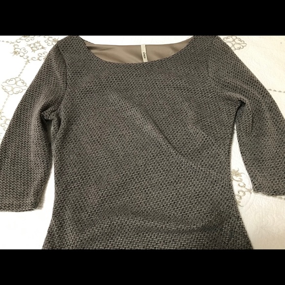 Crece Gray 3/4 Sleeve Dress - Picture 2 of 8